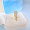 Bague 56.5 Bague fleur contemporaine Diamants Or 2 tons 18K 58 Facettes 1758