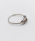 Bague 56 Bague Art Déco or blanc, diamant et monture géométrique (circa 1920) 58 Facettes A06246