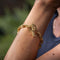Bracelet Bracelet vintage maille Chaîne d'ancre en or jaune 58 Facettes