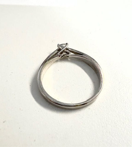Bague 52 BAGUE CONTEMPORAINE DU XXE SIÈCLE EN OR 18 KT AVEC DIAMANT / SOLITAIRE 58 Facettes Q967A