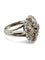 Bague 58 Bague ancienne or blanc et diamants 0,90 ct 58 Facettes