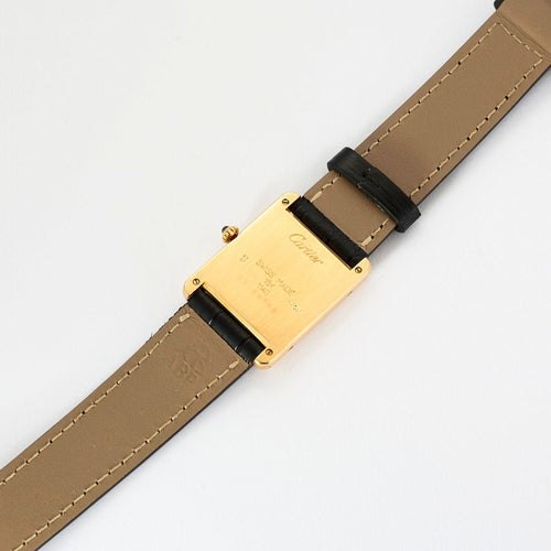 Montre CARTIER- Montre Tank Louis or Jaune 58 Facettes