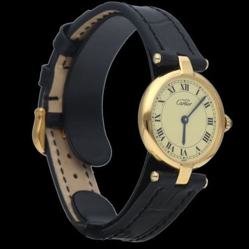 Montre Cartier Montre Must De Cartier Vermeil 58 Facettes MT42766