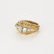 Bague 50 Bague en Or jaune & blanc 18k Diamant 58 Facettes CHAL0552