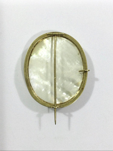 Pendentif Broche pendentif Or Et Nacre 58 Facettes 949001