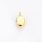 Pendentif Pendentif porte-souvenir or jaune améthyste et diamants 58 Facettes AB60