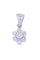 Pendentif Pendentif fleur diamants 58 Facettes 089641