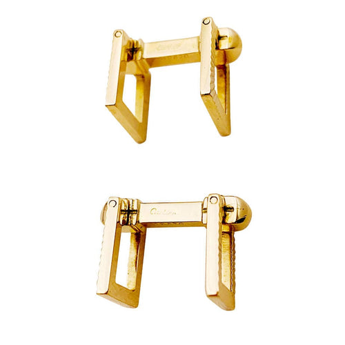 Boutons de manchette Boutons de manchette Cartier, or jaune. 58 Facettes 34041