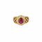 Bague 49 Bague Chevalière rubis, diamants 58 Facettes LP990/13