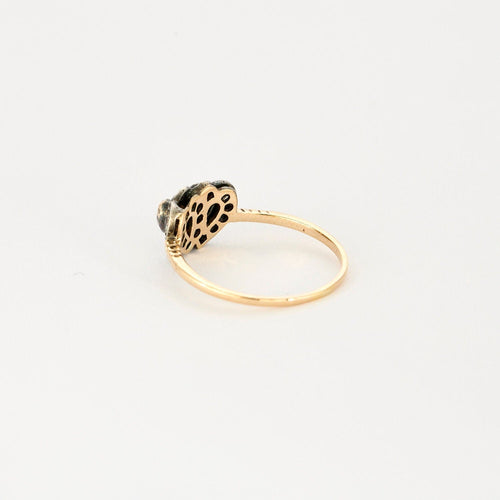 Bague 58 Bague vintage en or, diamants, rubis et saphir. 58 Facettes