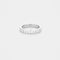 Bague 54 Demie alliance or blanc diamants 58 Facettes 311955