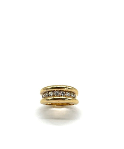 Bague Bague vintage en or jaune sertie de diamants 58 Facettes 318322 /AZ05D9Z1
