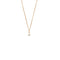 Collier COLLIER  OR ROSE 2 DIAMANTS O,22ct 58 Facettes M8927