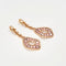 Boucles d'oreilles Boucles d'oreilles vintage saphirs et diamants sertis sur or jaune 58 Facettes 3679