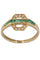 Bague 49 Bague moderne émeraudes et diamants 58 Facettes 085421