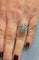 Bague 54 Bague en or blanc 18 carats et diamants 58 Facettes