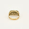 Bague 51 Bague en Or jaune et turquoise 58 Facettes EPI1253