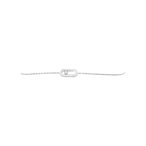Bracelet Bracelet Messika, "Move Uno", or blanc, diamant. 58 Facettes 34821