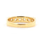 Bague 58 Bague Rivière en or jaune avec diamants 58 Facettes