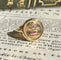 Bague 50 AUGIS - Bague d’amour en or jaune 58 Facettes