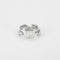 Bague 50 MELLERIO - Graphic - bague or blanc et diamants 58 Facettes J1WG470-DD50