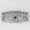 Broche Broche art déco en platine, diamants et saphir 58 Facettes CO1