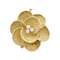 Broche Broche fleur en or jaune et diamants. 34685 58 Facettes 34685
