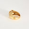 50 Bague jonc or jaune et rubis 58 Facettes LF14