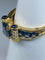 Bague 56 KORLOFF - bague saphirs, diamants, émail bleu 58 Facettes