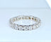 Bague 52 Alliance or blanc, diamants 1,50 carat 58 Facettes AB464