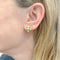 Boucles d'oreilles Boucles d'oreilles Chaumet, or jaune, diamants, émeraudes. 58 Facettes 34899