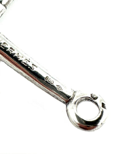 Bracelet HERMES. Collection "Mors", bracelet vintage en argent 800 58 Facettes