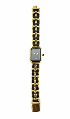 Montre CHANEL - Collection Première, montre plaqué or (full set) 58 Facettes