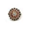 Bague - Or jaune rubis, saphirs et diamants