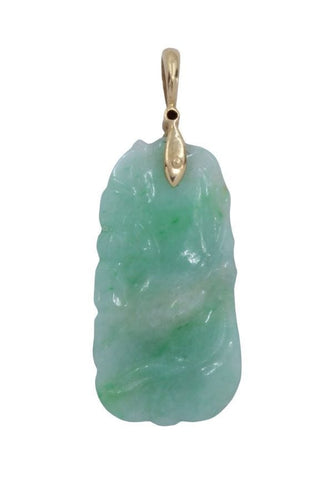 Pendentif PENDENTIF JADE ET DIAMANT 58 Facettes 082711