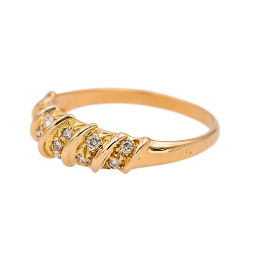 Bague 55 Bague Or rose Diamant 58 Facettes 4686174CN