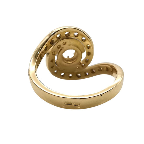 Bague 54 Bague tourbillon or, platine & diamants 58 Facettes