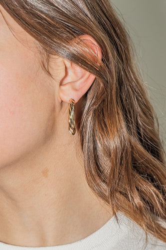 Boucles d'oreilles Boucles d'oreilles Créoles Or jaune, Or blanc, Or rose 58 Facettes 3683057CN