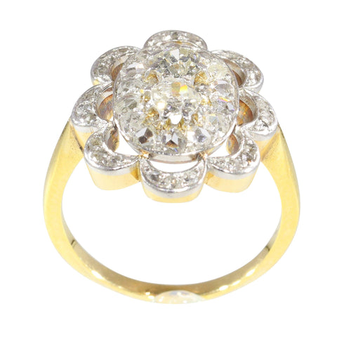 Bague 52 Élégance victorienne : une bague de fiançailles en diamant, vers 1900 58 Facettes 18085-0030