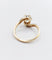 Bague 54.5 Bague tourbillon antique en or 18k et platine, diamant taille ancienne 1,35 ct 58 Facettes A06442