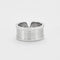 Bague 52 CARTIER - Bague double C or blanc 58 Facettes