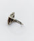 Bague 50 Bague pompadour art déco en platine, saphir 4,30 carats et diamants tailles anciennes 58 Facettes A06672