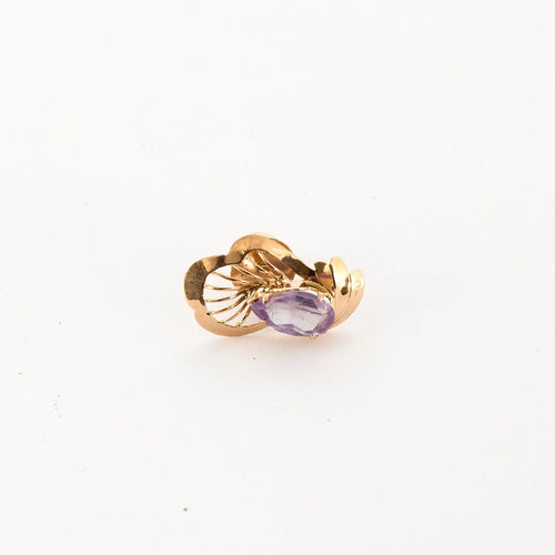 Boucles d'oreilles Boucles d'oreilles or jaune amethyste 58 Facettes LP941/BET