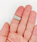Bague 52 Bague tank art déco or blanc et diamants 58 Facettes A05400