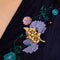 Broche Broche Bouquet de Fleurs Rubis Diamants 58 Facettes