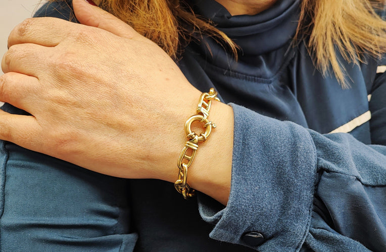 Bracelet Bracelet maille marine Or jaune 18K 58 Facettes BRAC.MARIN-1519