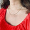 Collier Chaîne vintage mailles alternées 46 cm or jaune 58 Facettes