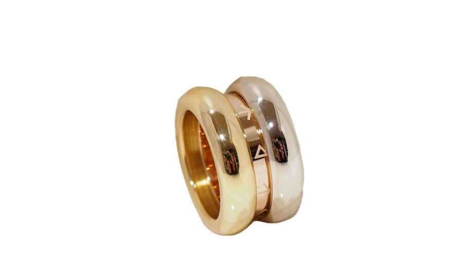 Bague 49 Poiray bague "Symbole" trois ors 58 Facettes 31968