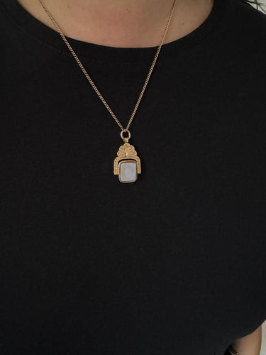Pendentif Pendentif En Agathe Et En Jaspe Sanguin 58 Facettes