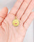 Pendentif Pendentif médaille d'amour AUGIS 23mm or 18k et rubis : "+ QU'HIER - QUE DEMAIN" 58 Facettes A06132